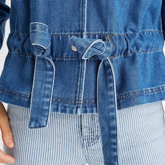 Madewell Southlake Denim Military Jacket Small - Picture 6 of 16